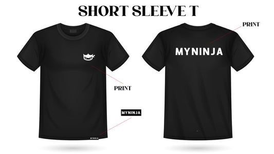 Short Sleeve Basic White Logo